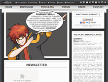 Tablet Screenshot of dearsweetaru.net